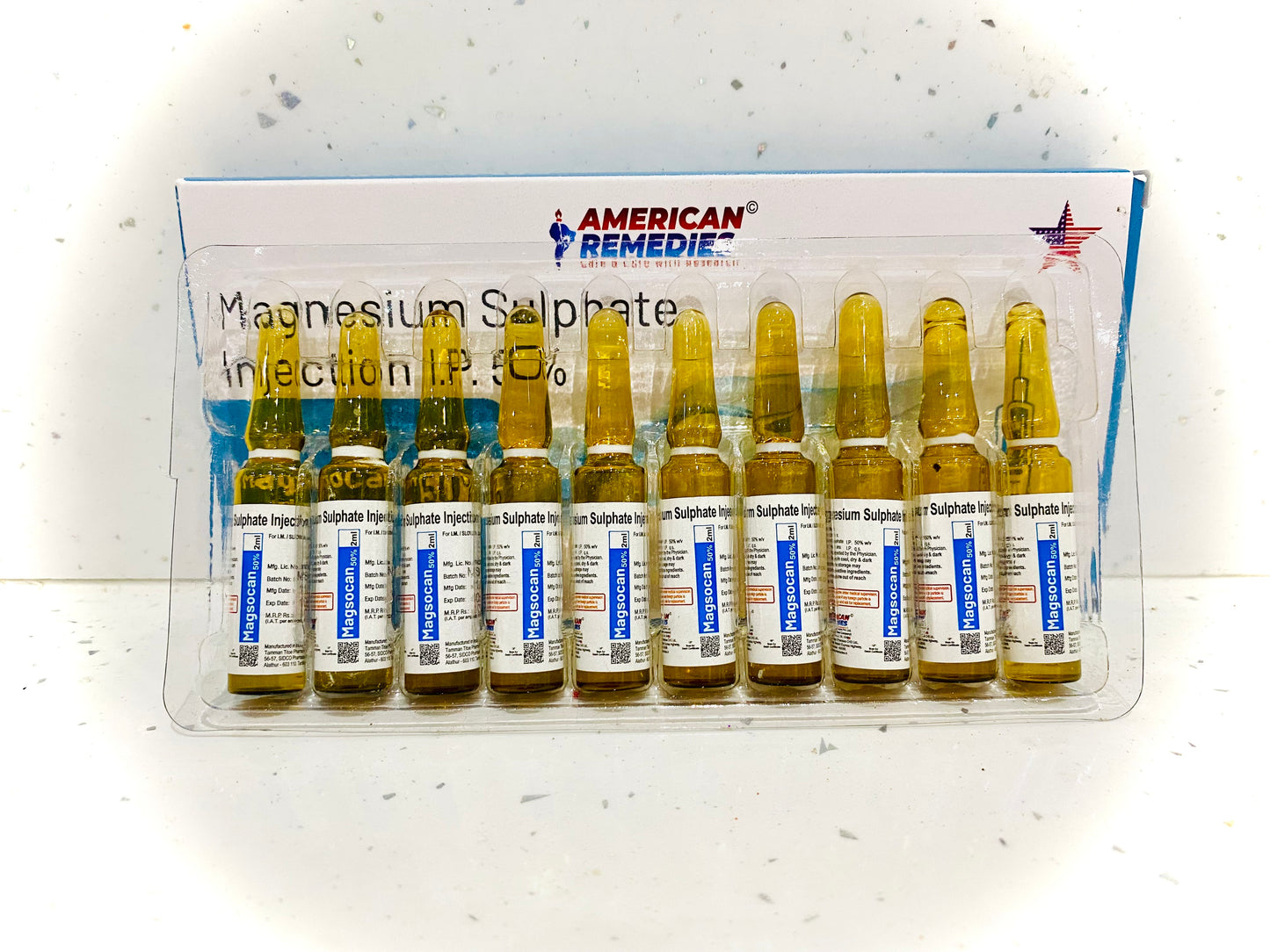 Magnesium Sulphate Injection I.P. 50% – Pack of 10 Ampoules