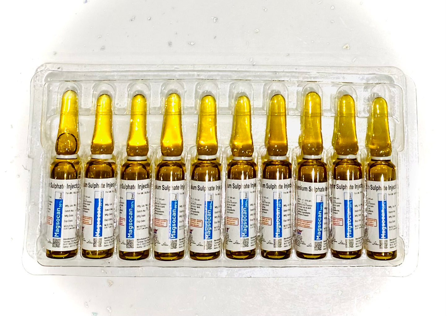 Magnesium Sulphate Injection I.P. 50% – Pack of 10 Ampoules